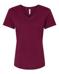 BELLA + CANVAS 6405 Maroon — front