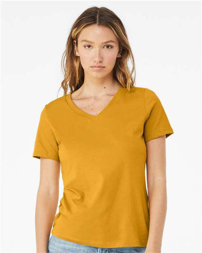 BELLA + CANVAS 6405 Mustard — on model front