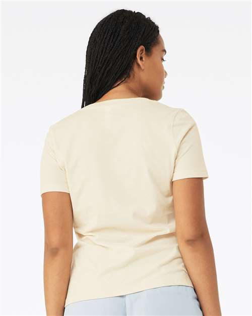 BELLA + CANVAS 6405 Natural — on model back