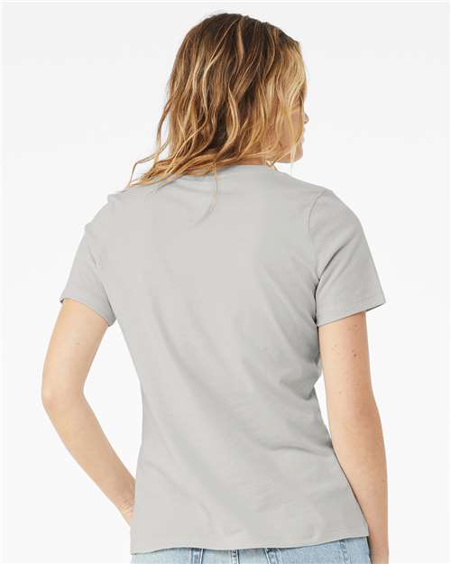 BELLA + CANVAS 6405 Silver — on model back