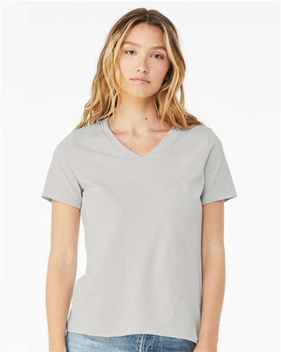 BELLA + CANVAS 6405 Silver — on model front