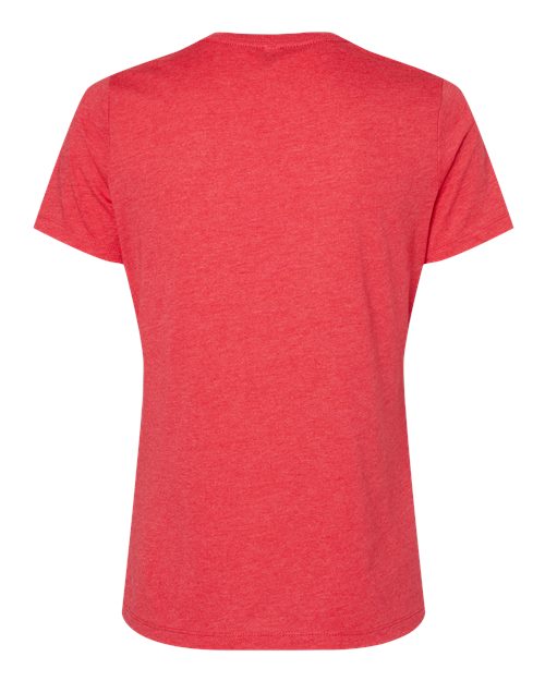 BELLA + CANVAS 6405CVC Heather Red — back