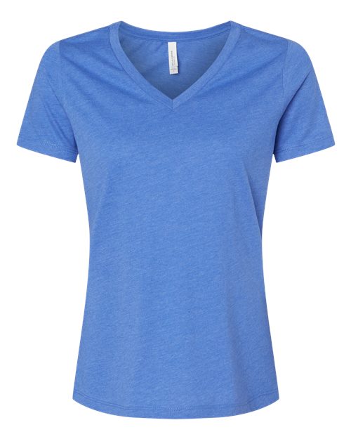 BELLA + CANVAS 6405CVC Heather True Royal — front