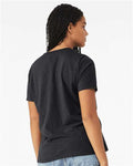 BELLA + CANVAS 6413 Solid Dark Grey Triblend — on model back