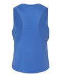 BELLA + CANVAS 6682 Heather True Royal — back