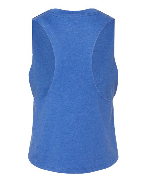BELLA + CANVAS 6682 Heather True Royal — back