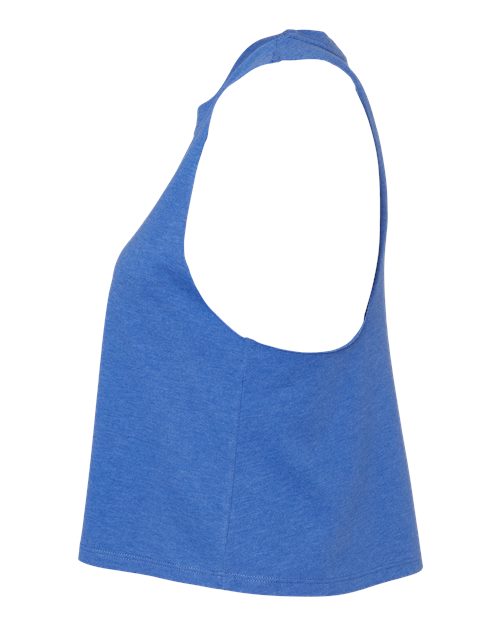 BELLA + CANVAS 6682 Heather True Royal — direct side