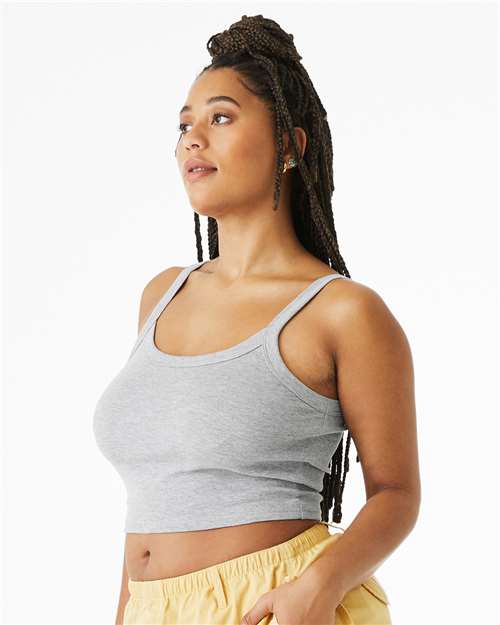 BELLA + CANVAS 1012 Athletic Heather — on model side