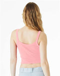 BELLA + CANVAS 1012 Solid Pink Blend — on model back