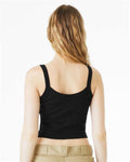 BELLA + CANVAS 1012 Solid Black Blend — on model back