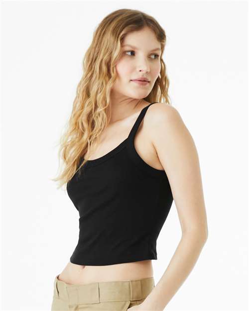 BELLA + CANVAS 1012 Solid Black Blend — on model side