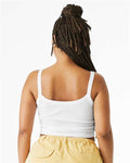 BELLA + CANVAS 1012 Solid White Blend — on model back