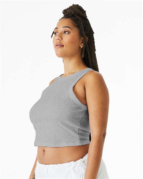 BELLA + CANVAS 1019 Athletic Heather — on model side