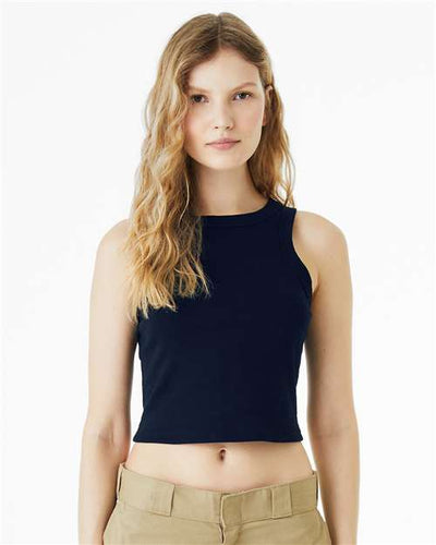 BELLA + CANVAS 1019 Solid Navy Blend — on model front