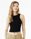 BELLA + CANVAS 1019 Solid Black Blend — on model front