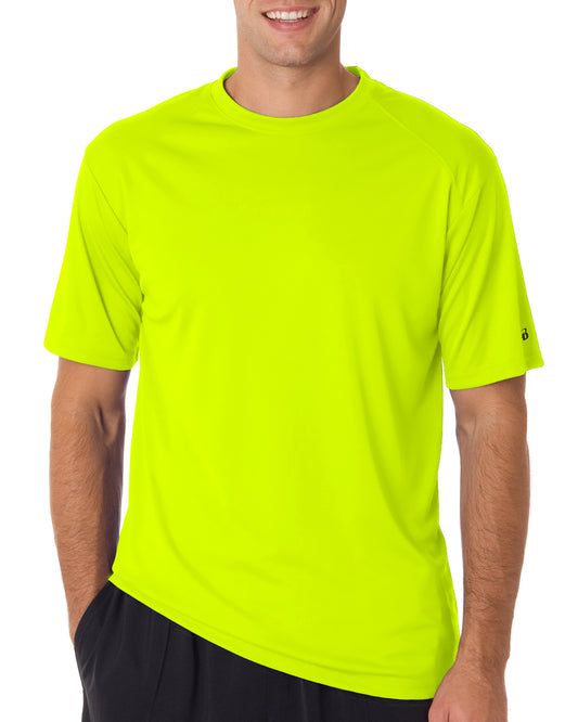 B-Core Sport Shoulders T-Shirt - Safety Yelw / Green