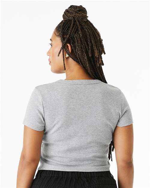 BELLA + CANVAS 1010 Athletic Heather — on model back