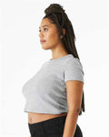 BELLA + CANVAS 1010 Athletic Heather — on model side