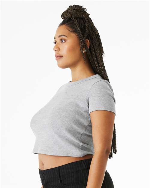 BELLA + CANVAS 1010 Athletic Heather — on model side