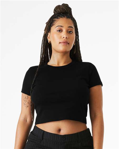 BELLA + CANVAS 1010 Solid Black Blend — on model front