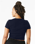 BELLA + CANVAS 1010 Solid Navy Blend — on model back