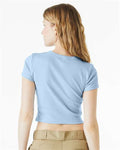 BELLA + CANVAS 1010 Solid Baby Blue Blend — on model back