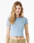 BELLA + CANVAS 1010 Solid Baby Blue Blend — on model front