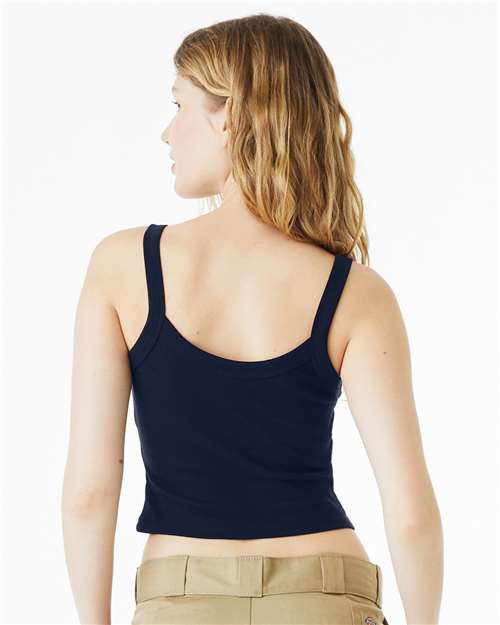 BELLA + CANVAS 1012 Solid Navy Blend — on model back