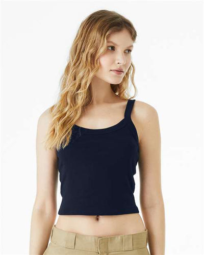 BELLA + CANVAS 1012 Solid Navy Blend — on model front