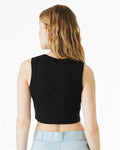 BELLA + CANVAS 1013 Solid Black Blend — on model back