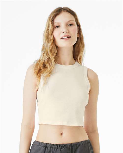 BELLA + CANVAS 1013 Solid Natural Blend — on model front