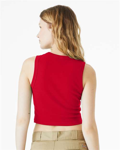 BELLA + CANVAS 1013 Solid Red Blend — on model back