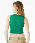 BELLA + CANVAS 1013 Solid Kelly Blend — on model back