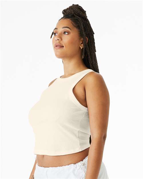 BELLA + CANVAS 1019 Solid Natural Blend — on model side