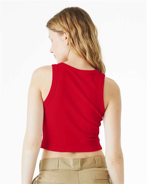 BELLA + CANVAS 1019 Solid Red Blend — on model back