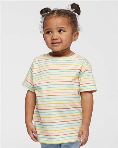 Rabbit Skins 3321 Sunkissed Stripe — on model front