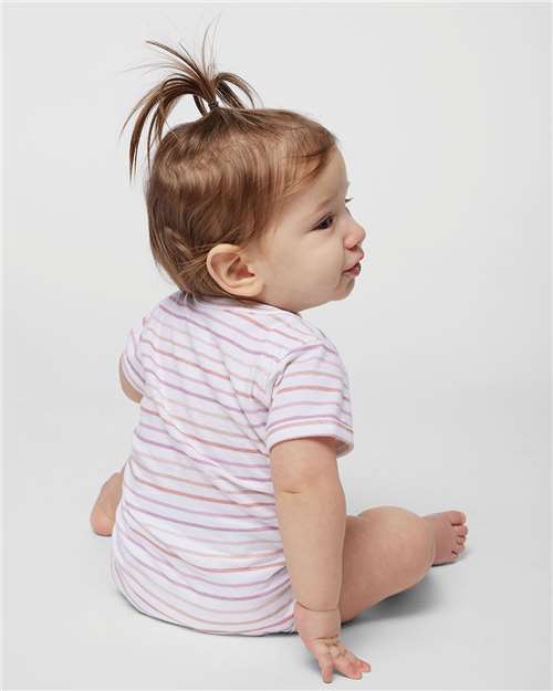 Rabbit Skins 4424 Lilac Stripe — on model back