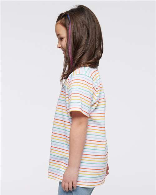 LAT 6101 Rainbow Stripe — on model side