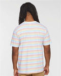 LAT 6901 Rainbow Stripe — on model back
