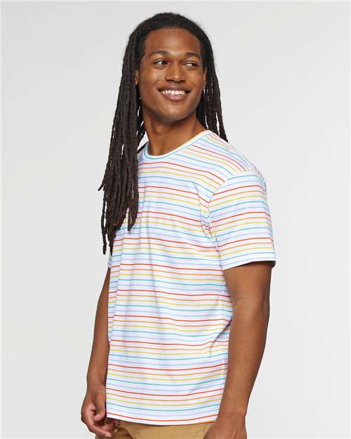 LAT 6901 Rainbow Stripe — on model side