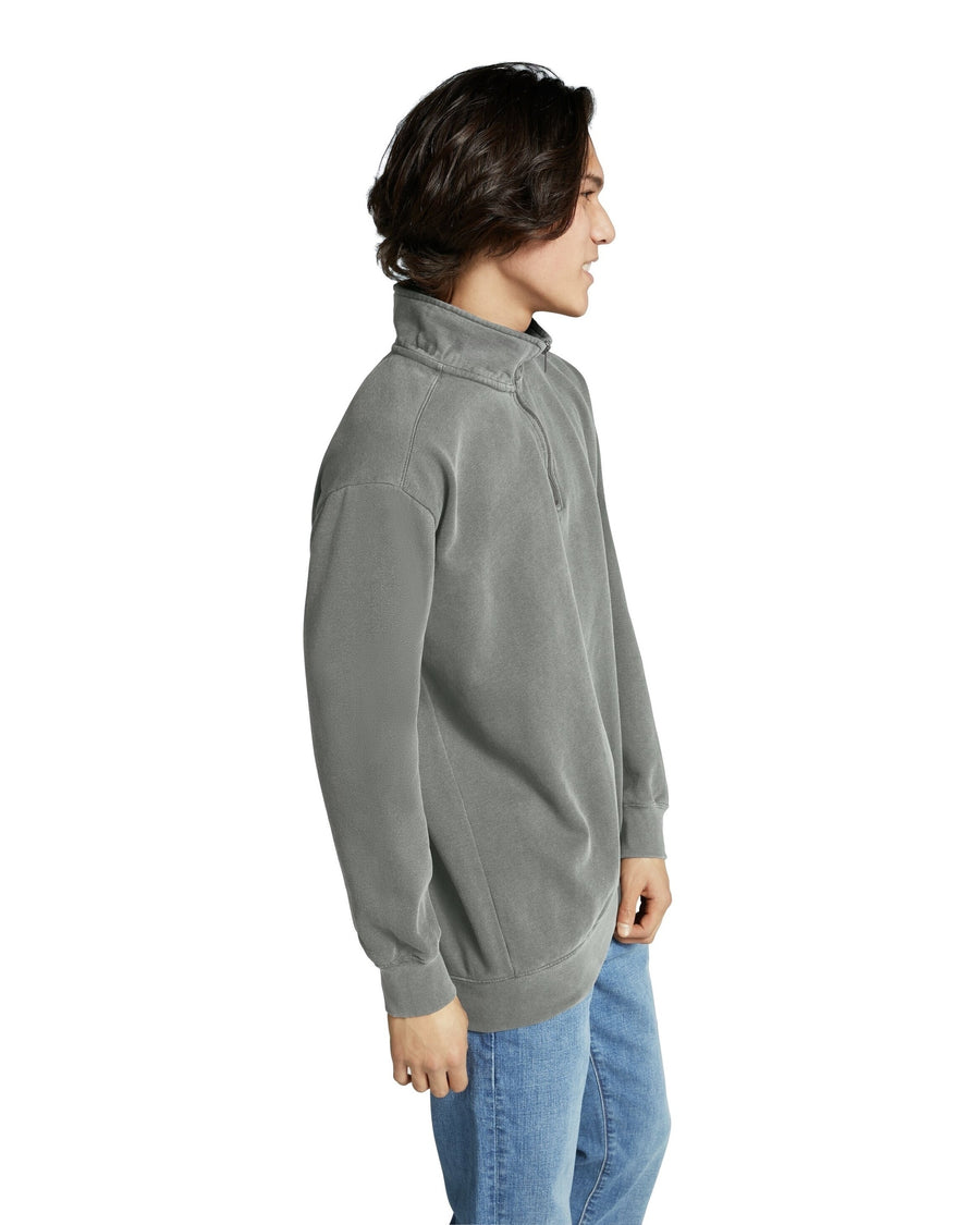 Unisex Quarter-Zip Sweatshirt - Gray