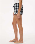 Boxercraft BW6501 Black/ White Buffalo Plaid — on model side