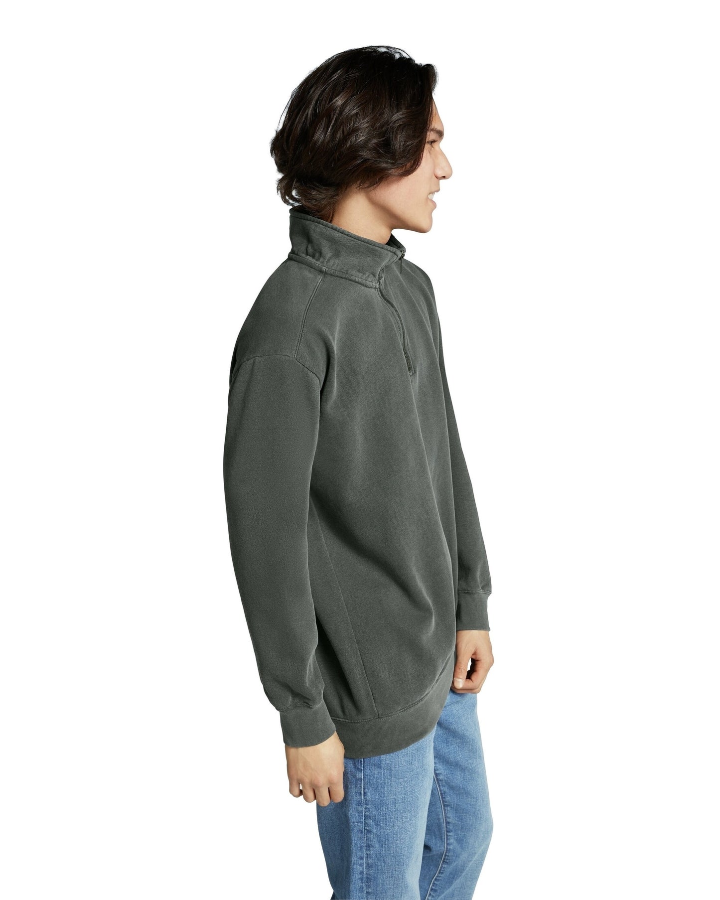 Unisex Quarter-Zip Sweatshirt - Pepper