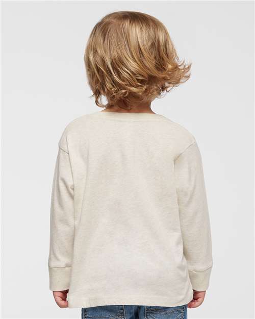 Rabbit Skins 3302 Natural Heather — on model back