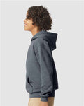 Gildan SF500B Dark Heather — on model side