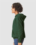 Gildan SF500B Forest Green — on model side