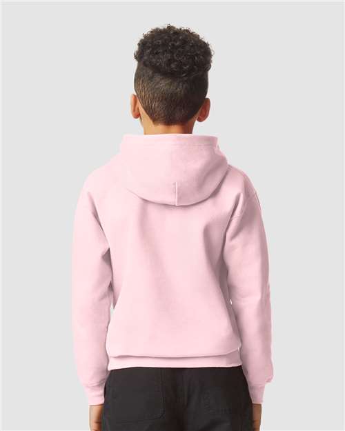 Gildan SF500B Light Pink — on model back
