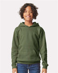 Gildan SF500B Military Green — on model front