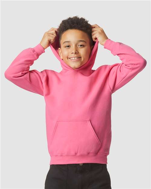Gildan SF500B Pink Lemonade — on model front