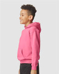 Gildan SF500B Pink Lemonade — on model side